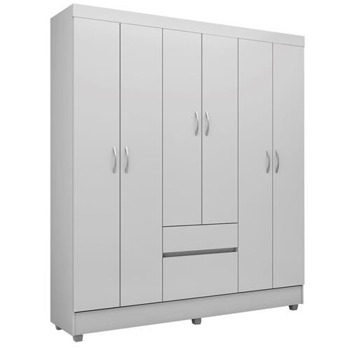 Guardaroupa Demóbile Flash com 6 Portas e 2 Gavetas Branco Guardaroupas # Armario De Cozinha Casas Bahia Rj Guardaroupa Demóbile Flash com 6 Portas e 2 Gavetas Branco Guardaroupas # Armario De Cozinha Casas Bahia Rj