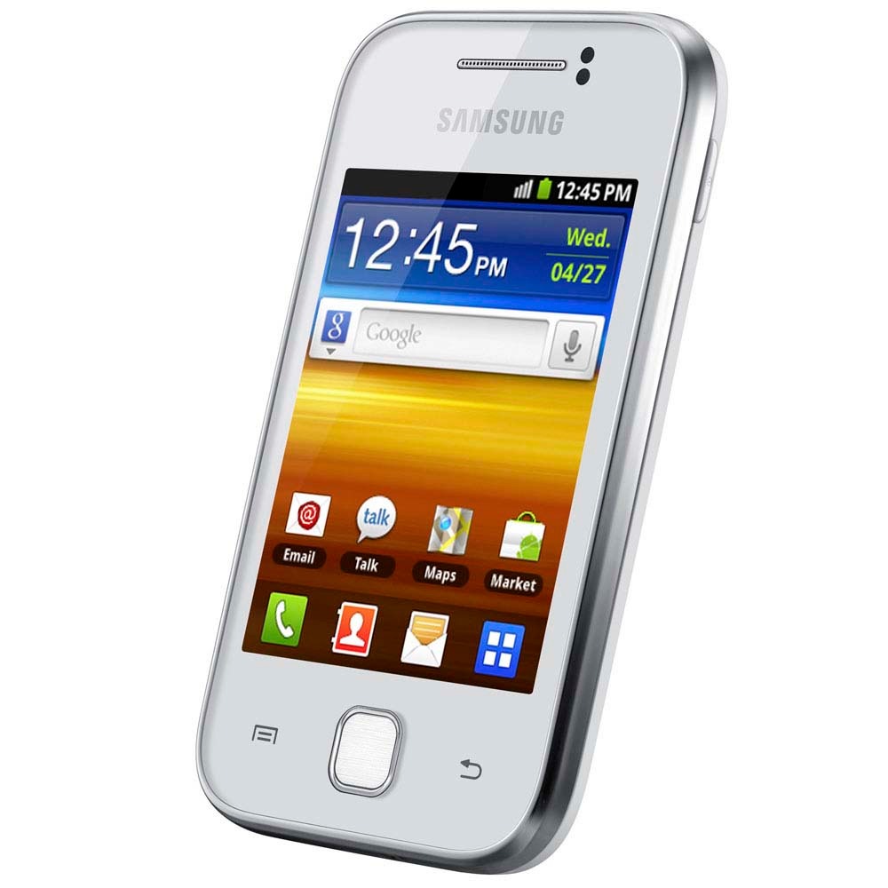 Smartphone Samsung Galaxy Y GTS5360 Branco com Android 2.3, WiFi, 3G, GPS, Câmera 2MP