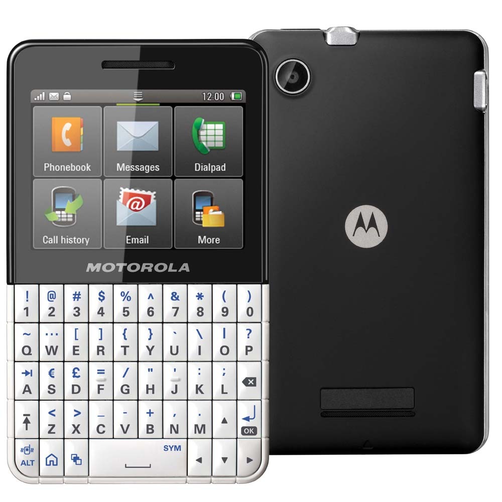 Celular TIM Motorola XT EX118 Motokey Preto QWERTY c/ Câmera 3MP, MP3