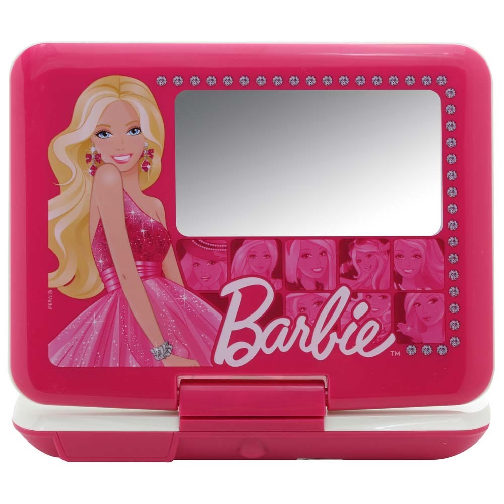 DVD Player Portátil Tectoy Camarim Fashion da Barbie com Tela Giratória