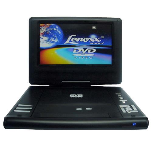 DVD Portátil c/ Tela de 7" Lenoxx DT505 c/ Entrada USB DVD Player