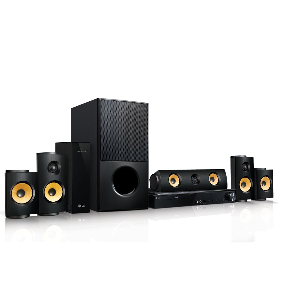 Home Theater LG LHB725W 5.1 Canais com Bluray Player 3D, Smart TV