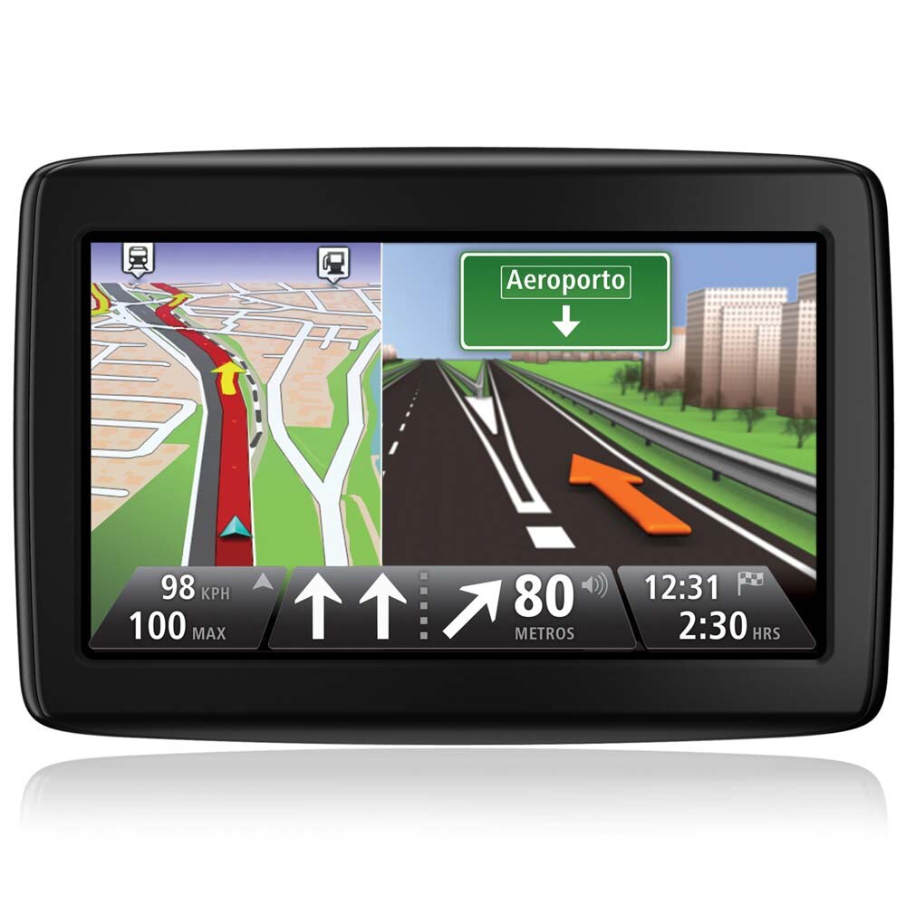 Navegador GPS TomTom Via 1435 M Prime Brasil com Tela de 4.3