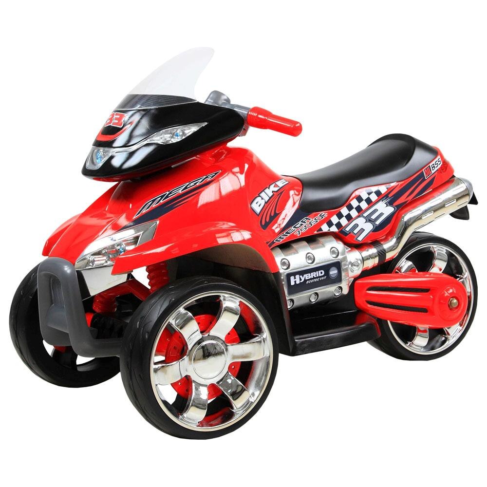Triciclo Elétrico Biemme Cam Am Lw 600 Good Baby Preto e Vermelho