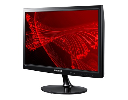 A TV Monitor 18,5” LED Samsung T19B300, de lado A TV Monitor 18,5” LED Samsung T19B300, de lado