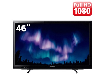 Televisão LED Sony Bravia KDL-46EX655 Full HD de 46 polegadas Televisão LED Sony Bravia KDL-46EX655 Full HD de 46 polegadas