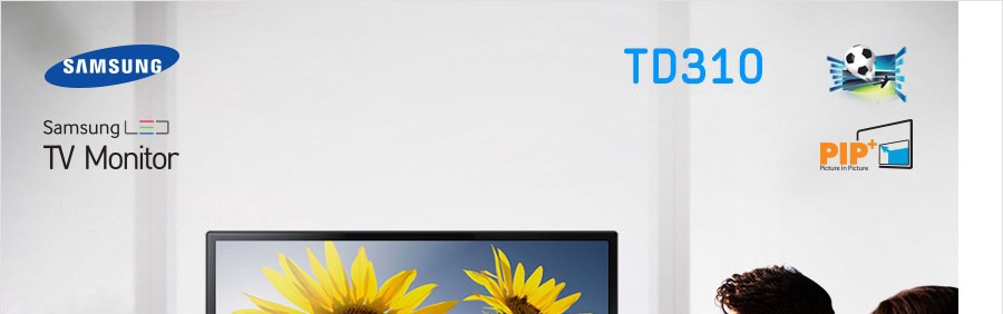 TV Monitor Samsung LED 23,6” HD LT24D310 TV Monitor LED 23,6” HD Samsung LT24D310