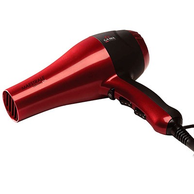O Maestrale tem três temperaturas e duas velocidades Secador GA.MA Italy Maestrale Ceramic Íon Vermelho