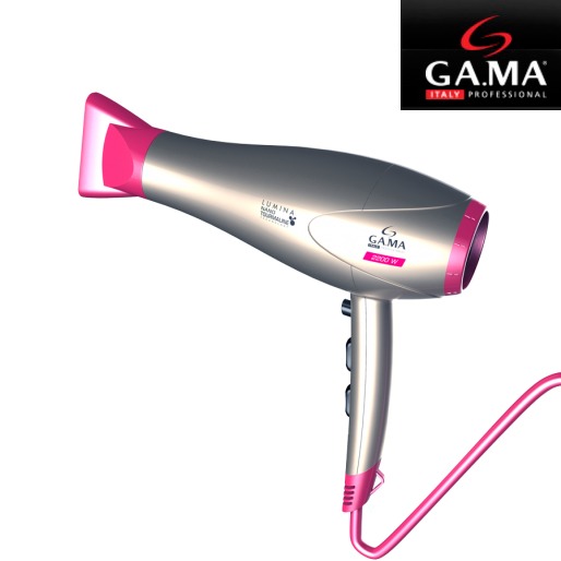 Secador GA.MA Italy Lumina Nano Tourmaline, tecnologia que embeleza cada fio secador gama italy lumina nano Tourmaline íons