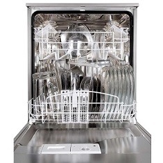 A lava-louças Electrolux LE12X Inox aberta lava-louças Electrolux LE12X Inox aberta