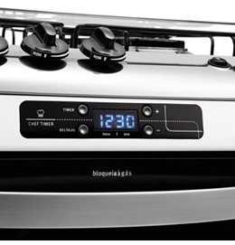 Fogão Electrolux 4 Bocas Chef Timer 52SRB com Timer Digital Fogão 4 Bocas Chef Timer 52SRB Timer Digital