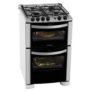 O fogão Electrolux quatro bocas Celebrate 56DB fogão Electrolux quatro bocas Celebrate 56DB