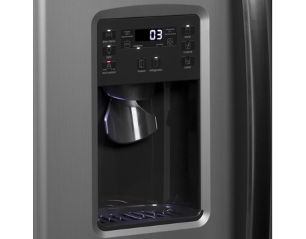 Dispenser do refrigerador Side by Side GE 23 ZS2LFBSS
