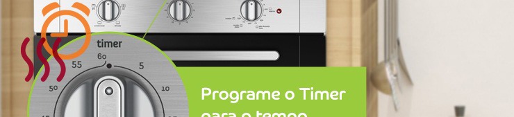 Programe o Timer Forno de Embutir Consul