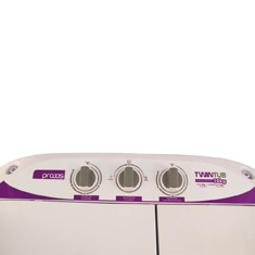 Painel da lavadora de roupas Praxis Twin Tub lavadora de roupas Praxis Twin Tub painel