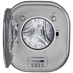A lavadora de roupas Electrolux 3kg LFE03 aberta lavadora de roupas Electrolux 3kg LFE03 aberta