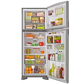 O refrigerador Consul Bem Estar CRM55AK cheio refrigerador Consul Bem Estar CRM55AK cheio