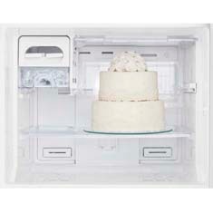 O freezer do refrigerador Electrolux DF51 refrigerador Electrolux DF51 freezer