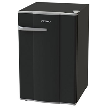 O frigobar Venax NGV 10 é econômico frigobar Venax NGV 10 Preto Fosco lateral
