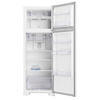 O refrigerador Electrolux DFN39 aberto refrigerador Electrolux DFN39 aberto