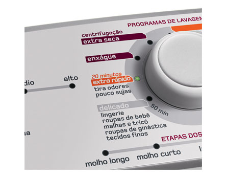 Programa Tira Manchas e Spray Limpante - Funções extras da Brastemp para você Programa Tira Manchas e Spray Limpante - Funções extras da Brastemp para você