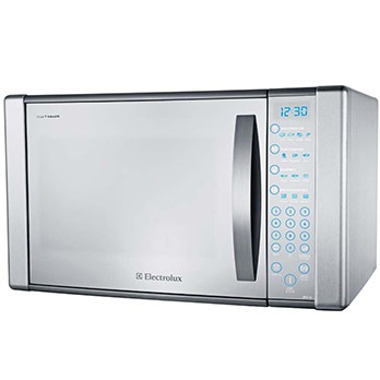 O forno de micro-ondas Electrolux Blue Touch Espelhado MEC 41 forno de micro-ondas Electrolux Blue Touch Espelhado MEC 41