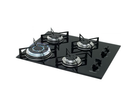 Cooktop a gás Fischer 1519 - Tem design moderno e ocupa pouco espaço Cooktop a gás Fischer 1519 - Tem design moderno e ocupa pouco espaço
