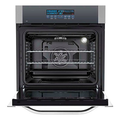 O OE8TX chega a 250 graus de temperatura Forno de Embutir Electrolux OE8TX temperatura