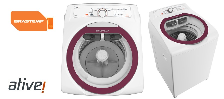 Lavadora de Roupas Brastemp 11 kg Ative! BWH11A - Branca Lavadora de Roupas Brastemp 11 kg Ative! BWH11A - Branca