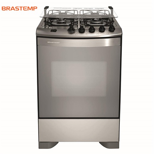 Faça deliciosas receitas Fogão Brastemp Clean Maxi BFS4NAR Forno 65 Litros