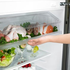 Detalhe do refrigerador LG Inspiration GR S507GSP refrigerador LG Inspiration GR S507GSP detalhe