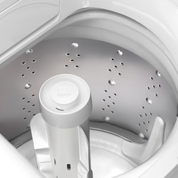 A Lavadora/Secadora de Roupas Electrolux LST12 possui cesto em aço inox A Lavadora/Secadora de Roupas Electrolux LST12 possui cesto em aço inox