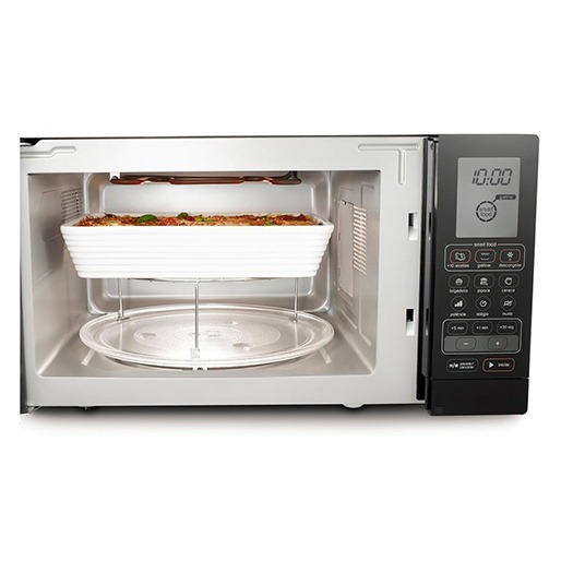 Comida douradinha com o Grill Forno Brastemp BMU45 Grill