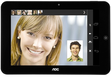 Tablet AOC Breeze com tela de 9 polegadas e Android 4.0 ablet AOC Breeze tela 9 polegadas Android 4.0