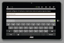 Acesse seus e-mails no Tablet Breeze AOC MW0711BR Acesse e-mails Tablet Breeze AOC MW0711BR