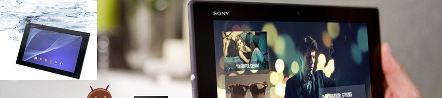 Tablet Sony Xperia Z com Android 4.4 e a Prova D'água Tablet Sony Xperia Z2 Android Prova D'água