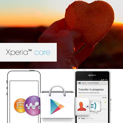 Xperia Transfer e Care Tablet Z2 Xperia Transfer Care