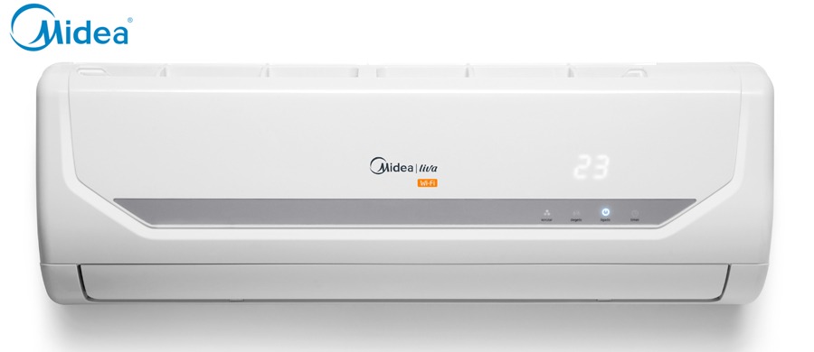Tenha um ambiente confortável e relaxante Ar-Condicionado Split Midea Liva