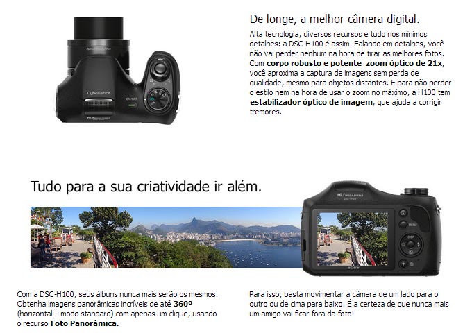 Zoom Óptico de 21x Zoom Óptico de 21x