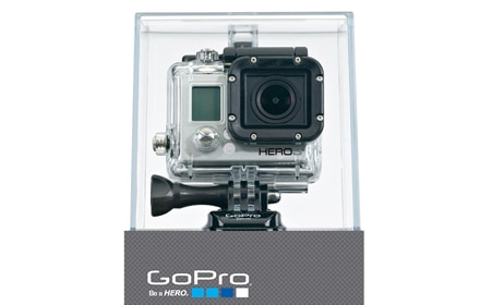 A câmera GoPro Hero3 Silver Edition capta sons mais claros e reais, além de reduzir o nível de ruído