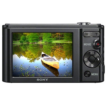 CAMERA DIGITAL SONY DSC W800 PRETO 20.1MP 5X ZOOM OPTICO