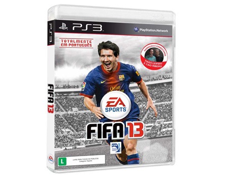 O jogo FIFA 13, para PS3 O jogo FIFA 13, para PS3