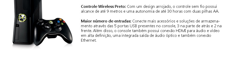 Aproveite o controle wireless com um alcance de até 9 metros para sua diversão Aproveite o controle wireless com um alcance de até 9 metros para sua diversão