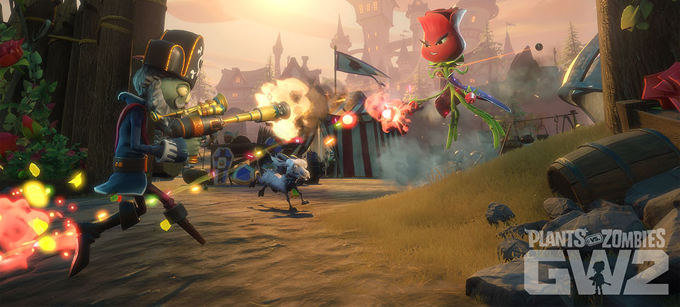12 Mapas - Cenários fantásticos Jogo Plants vs Zombies Garden Warfare 2