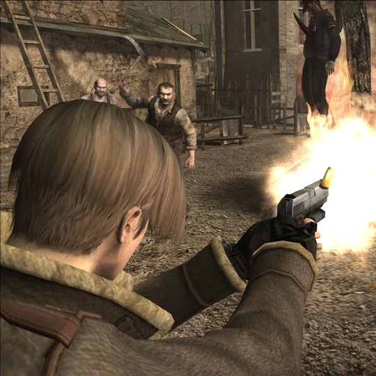 Gráficos totalmente readaptados para monitores mais modernos Game Resident Evil 4 Remastered Tiro Ação