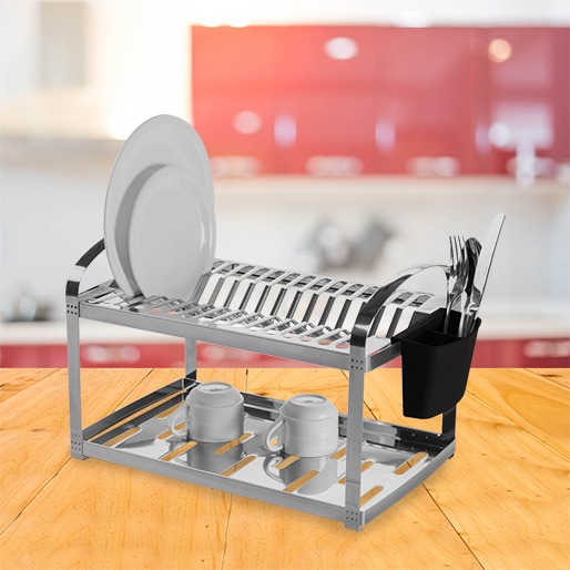 Escorredor de Pratos Brinox Suprema para 20 Pratos Escorredor Pratos Brinox Suprema 20 Pratos cozinha pia louça
