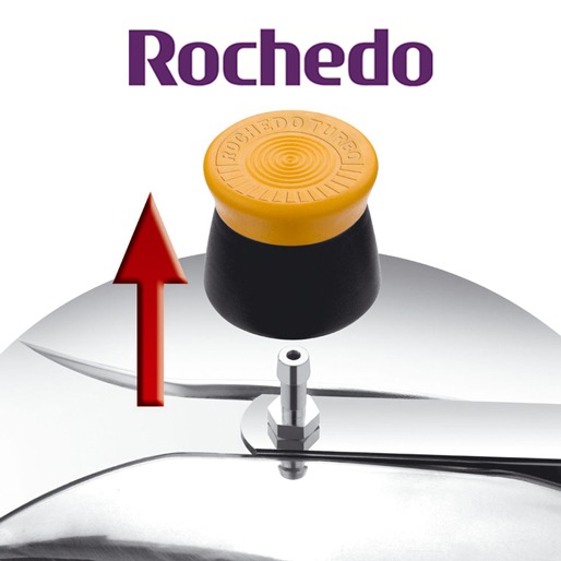 Cozinhe suas refeições mais rapidamente panela de pressão rochedo turbo 7l valvula