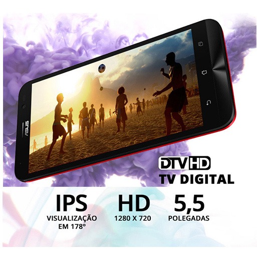 Assista sua programação na TV Digital Smartphone Zenfone Go TV Digital