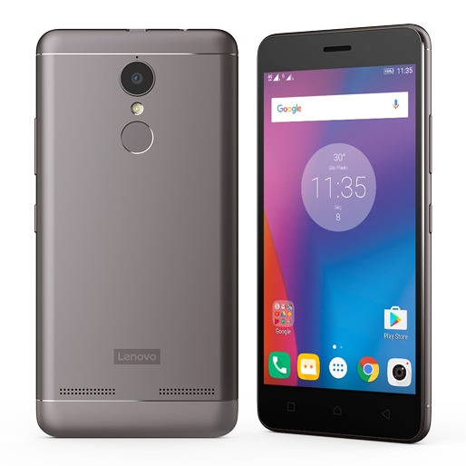 Acabamento em alumínio premium Lenovo Vibe K6 Som Estéreo Dolby Atmos