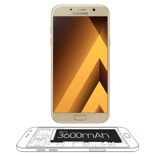 Equilíbrio perfeito, desempenho exclusivo Samsung Galaxy A7 2017 Bateria carregamento rápido